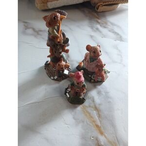 Hallmark The Mouse Collection by Lee Sievers 1997‎ Porcelain Figurines Set of 3